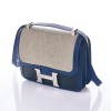 Herm&egrave;s, Bleu Encre Swift Ecru Toile Constance 24 - 2