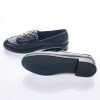 Chanel, Black Leather Turnlock Loafers, Size 40 with Box - As new - 2