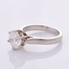 Platinum, Modern, Handmade, 2.03ct Solitaire Diamond Ring - 2