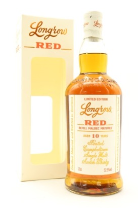(1) Longrow 'Red' Limited Edition Malbec Cask Matured Peated 10 Year Old Single Malt Scotch Whisky, 2020 bottling, 52.5% ABV (GB)