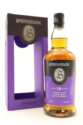 (1) Springbank 18 Year Old 2022 Release Single Malt Scotch Whisky, 46% ABV