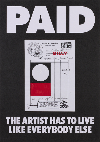 BILLY APPLE PAID