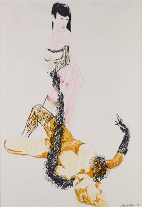 JAN NIGRO Woman with Boa