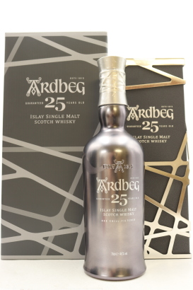 (1) Ardbeg 25 Year Old 2020 Released (1st Release) Single Malt Scotch Whisky, 46% ABV