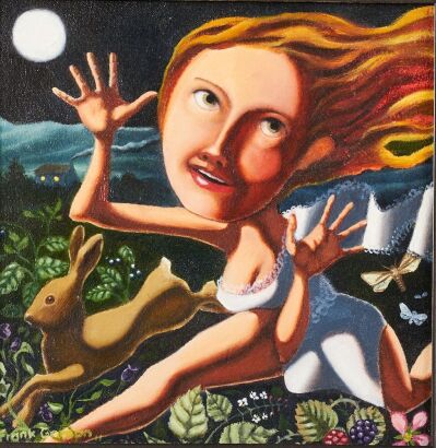 FRANK GORDON Lady with Rabbit
