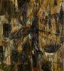 VIRGINIA LEONARD Figure with Blue Crosses