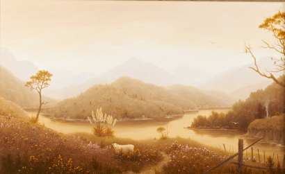 HANS BRUTCH Summer Evening in the Marlborough Sounds