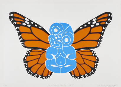 BRAD NOVAK Tiki with Danaus Plexipuss Wings 1.3