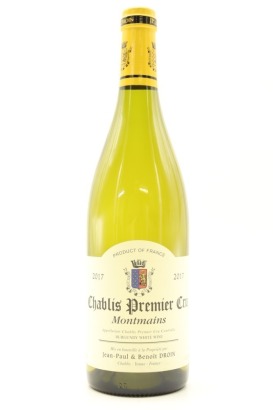 (1) 2017 Jean-Paul & Benoit Droin Montmains, Chablis Premier Cru [JR17.5]