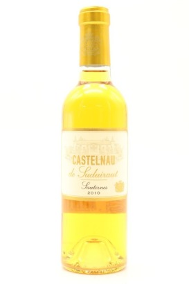 (1) 2010 Chateau Suduiraut Castelnau de Suduiraut, Sauternes, 375ml