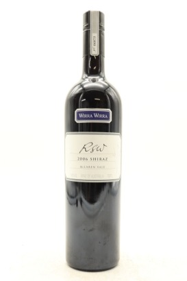 (1) 2006 Wirra Wirra RSW Shiraz, McLaren Vale