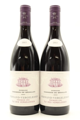 (2) 2017 Domaine Chandon de Briailles Ile des Vergelesses, Pernand-Vergelesses Premier Cru [JR16.5]