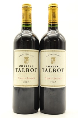 (2) 2007 Chateau Talbot, Saint-Julien