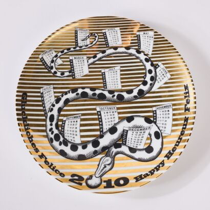 A Fornasetti for Rosenthal 2010 Calendar Plate