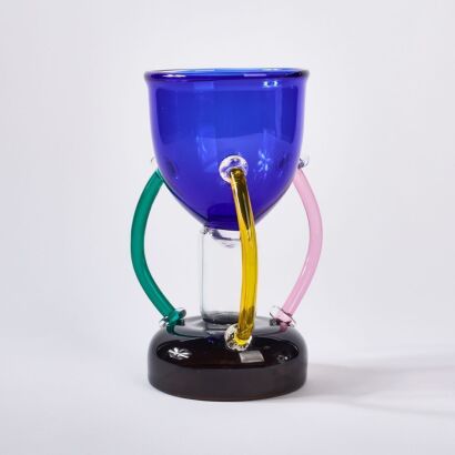 An Ettore Sottsass 'Deneb' Glass Vessel
