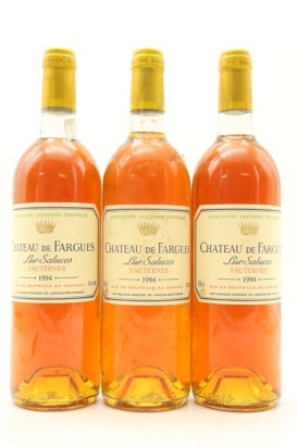 (3) 1994 Chateau de Fargues, Sauternes