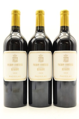 (3) 2020 Chateau Pichon Longueville Comtesse de Lalande 'Pichon Comtesse Reserve', Pauillac [JR16] [WE94] [WS93]