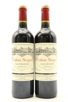 (2) 2007 Chateau Calon-Segur, Saint-Estephe [JR17]