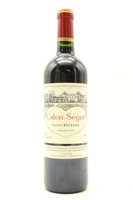 (1) 2007 Chateau Calon-Segur, Saint-Estephe [JR17]