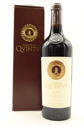 (1) 2016 Chateau Quintus, Saint-Emilion Grand Cru [JR17.5] [WE94] (GB)