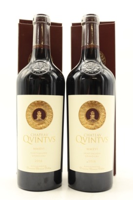 (2) 2016 Chateau Quintus, Saint-Emilion Grand Cru [JR17.5] [WE94] (GB)