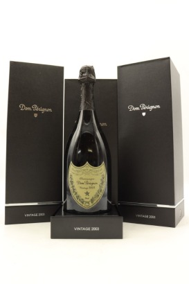 (3) 2003 Dom Perignon Brut, Champagne [JR18] (GB)