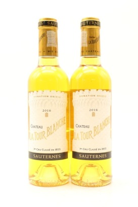 (2) 2016 Chateau La Tour Blanche, Sauternes, 375ml [JR18] [RP95] [WE95]