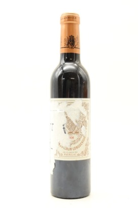 (1) 2008 Chateau Pichon-Longueville au Baron de Pichon-Longueville, Pauillac, 375ml [JR16] [RP95]