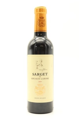 (1) 2009 Chateau Gruaud-Larose 'Sarget de Gruaud-Larose', Saint-Julien, 375ml [JR16]