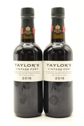 (2) 2016 Taylor Fladgate Vintage Port, Portugal, 375ml [JR18] [RP96] [WE98] [WS98]