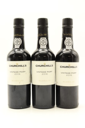 (3) 2016 Churchill's Vintage Port, Portugal, 375ml [JR18.5] [WS96]