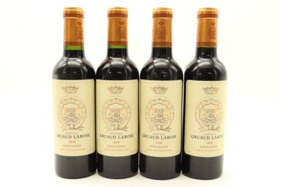 (4) 2010 Chateau Gruaud-Larose, Saint-Julien, 375ml [JR17] [WE95]