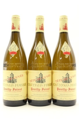 (3) 2019 Chateau-Fuisse Pouilly-Fuisse 'Tete de Cru - Tete de Cuvee', Maconnais