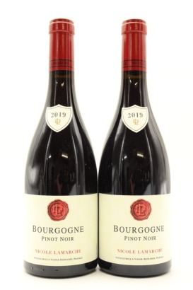 (2) 2019 Nicole Lamarche Bourgogne Rouge, Burgundy