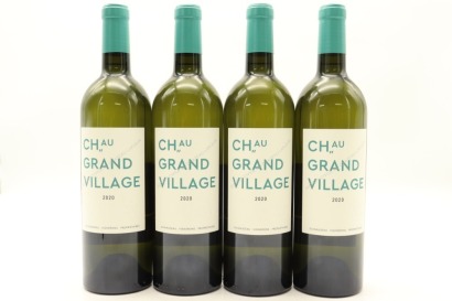 (4) 2020 Chateau Grand Village Blanc, Bordeaux [JR16]