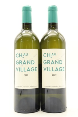 (2) 2020 Chateau Grand Village Blanc, Bordeaux [JR16]