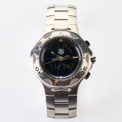 Stainless Steel, 39mm TAG Heuer Kirium Digital/ Analogue Wristwatch, circa 2003-2008