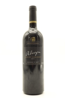 (1) 2013 Ngatarawa Wines Alwyn Winemaker's Reserve Merlot - Cabernet, Hawke's Bay