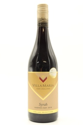 (1) 2018 Villa Maria Cellar Selection Syrah, Hawke's Bay