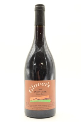 (1) 2001 Glover's Front Block Pinot Noir, Nelson