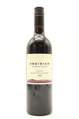 (1) 2018 Obsidian Estate Montepulciano, Waiheke Island