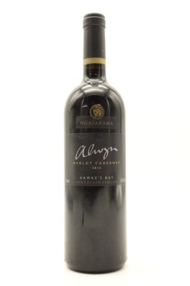(1) 2013 Ngatarawa Wines Alwyn Winemaker's Reserve Merlot - Cabernet, Hawke's Bay