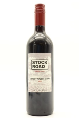 (1) 2017 Stock Road Merlot Malbec Syrah, Hawke's Bay
