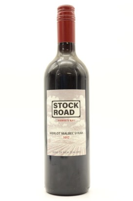 (1) 2017 Stock Road Merlot Malbec Syrah, Hawke's Bay