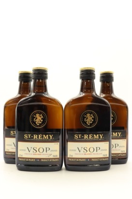 (4) St. Remy V.S.O.P. Brandy, France, 37% ABV, 375ml