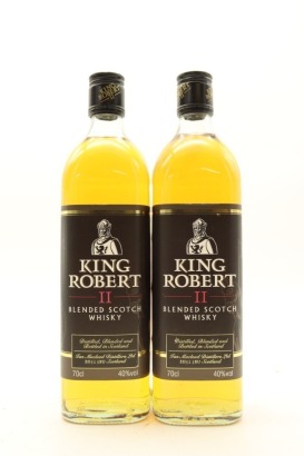 (2) King Robert II Blended Scotch Whisky, 40% ABV