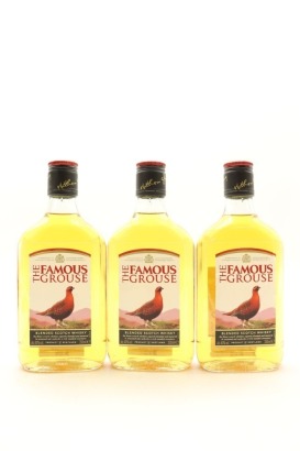 (3) The Famous Grouse Finest Blended Scotch Whisky, 40% ABV, 350ml