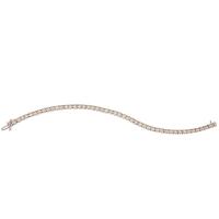 10ct White Gold Diamond Tennis Bracelet