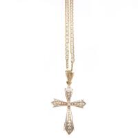10ct Diamond Cross Pendant