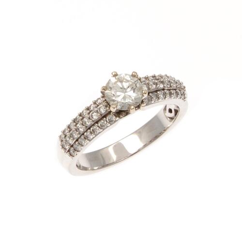 14ct White Gold Diamond Ring